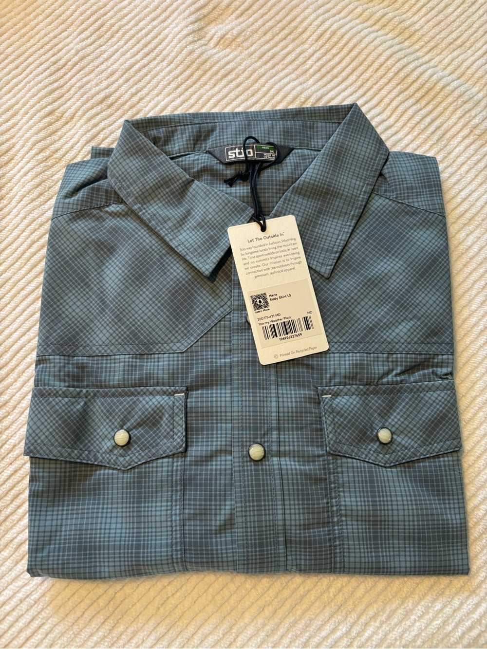 Stio Stormy Weather Plaid Button-Down Shirt - Picture 2 of 4